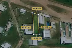 Lote de 386,80 m² en barrio abierto El Plateado, Pueblo Esther — imagen 3